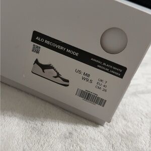 ALO Yoga Black and White Athletic Shoes